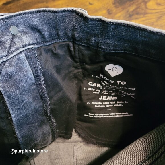 Madewell Jeans 28 Skinny Crop 10" High Rise Tummy Control Oakwood Wash MC519 NWT - Picture 6 of 15